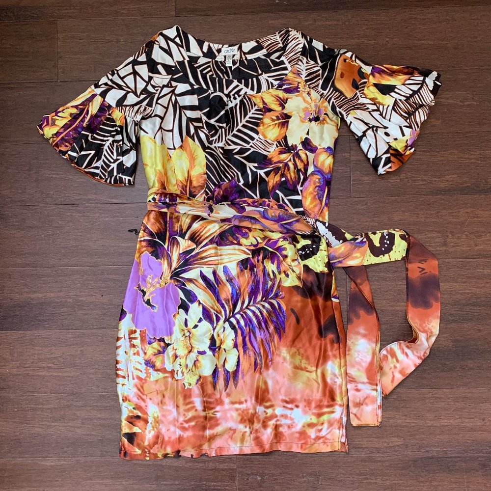 JUNGLE PATTERN DRESS